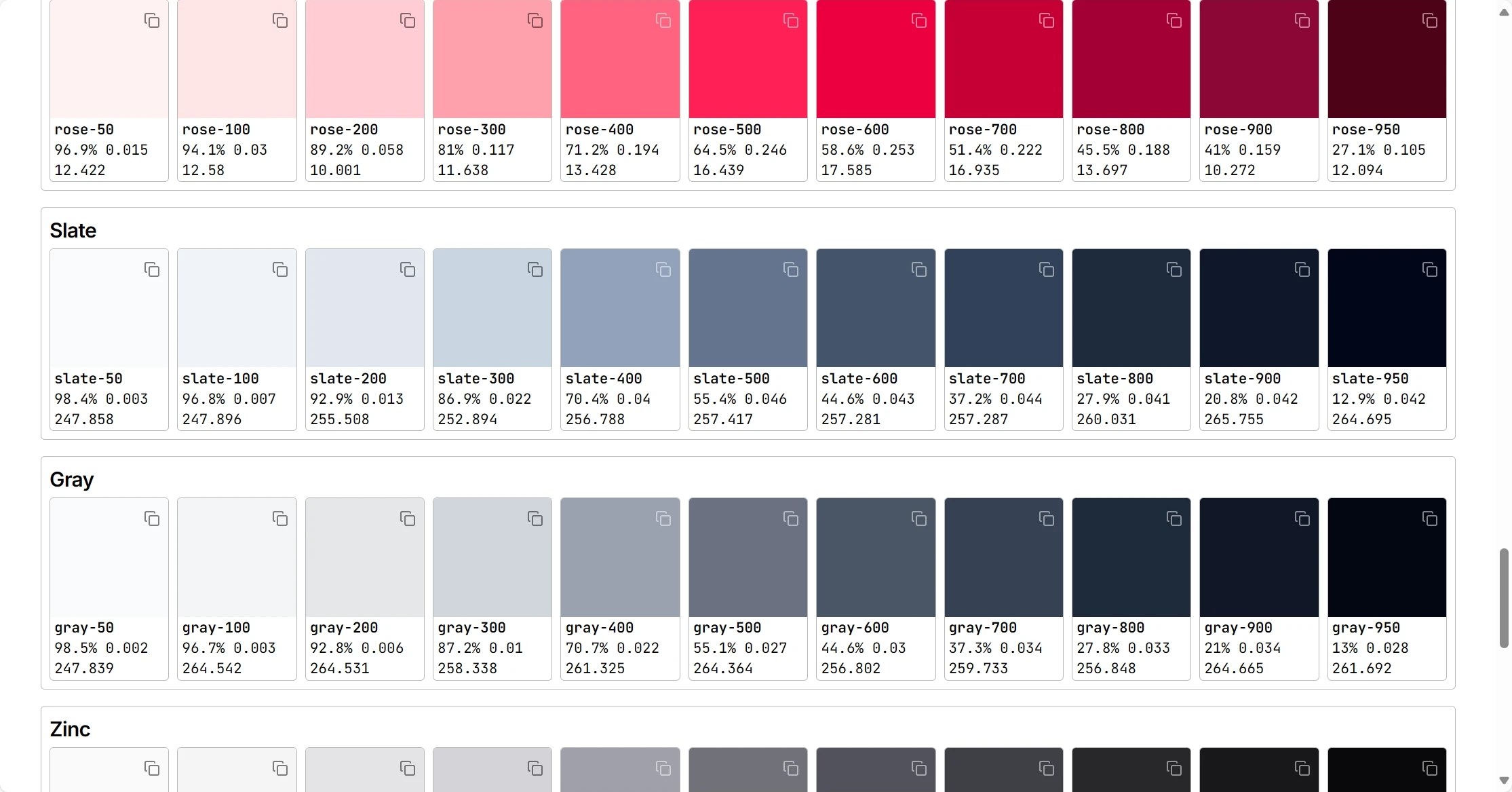 Tailwind CSS Color